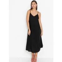 bonprix Trägerkleid für den Alltag, ärmelloses Design, aus Viskose, in A-Linie