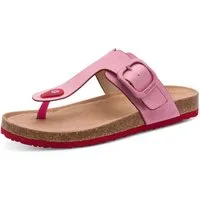 Tamaris Zehentrenner Schlupfschuh, Flats, Bequemschuh, Hausschuh mit T-Logo