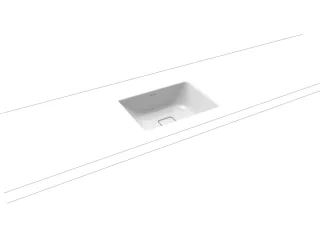 Kaldewei Unterbauwaschtisch Cono, Modell 3078 ohne Überlauf 470x381, 908506003030 908506003030