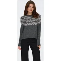 ONLY Strickpullover ONLFRY LS JQ GLITTER O-NECK CC KNT