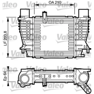 Valeo Ladeluftk?hler Renault Clio Modus