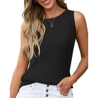 Arach&Cloz Tanktop Damen Stricktop Ärmellose Leichte Wolle Pullover Oberteile ideal für Alltag, Büro und Freizeit.