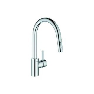 Grohe Eurostyle Cosmopolitan Spültisch-Einhebelmischer 31481001 chrom, schwenkbarer Rohrauslauf, herausziehbare Dual-Spülbrause