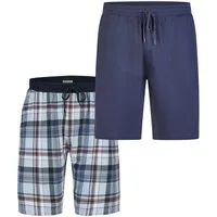 Phil & Co. Pyjamashorts Classics (2-tlg) Vielseitig einsetzbar - ideal zum Schlafen und Entspannen