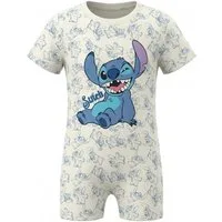 Disney Strampler Disney Stitch Baby Jungen kurzarm Strampler Einteiler 100% Baumwolle, Gr. 62 bis 92