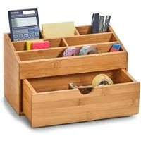 Zeller Present Schubladenbox Zeller 25386 Organizer mit Schubfach, Bambus, ca. 25,4 x 12,5 x 15 cm