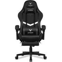 LUCKRACER Gaming-Stuhl Gaming Chair Bürostuhl Ergonomisch mit Lendenkissen Kopfkissen, Höhenverstellbarer Gamer Stuhl 150kg Belastbar
