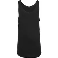 URBAN CLASSICS Tanktop Urban Classics Herren Long Shaped Open Edge Loose Tank (1-tlg)