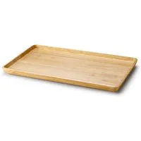 Continenta Tablett, Holzwerkstoff, (1-tlg), rechteckig, Gummibaum 53x32x3cm