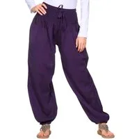 KUNST UND MAGIE Haremshose Kunst&Magie Damen Pluder-/Haremshose Sommerhose Hippie Wellness Yoga