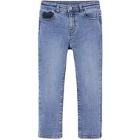 vertbaudet 7/8-Caprijeans Mädchen Slim-Jeans, Hüftweite COMFORT
