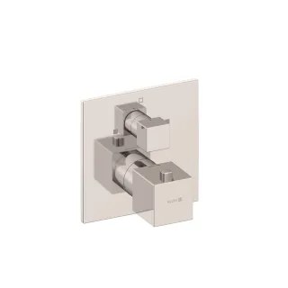 KLUDI-DECUS Unterputz-Wannenfüll- und Brause Thermostat eigensicher, Feinbau-Set chrom 548100575