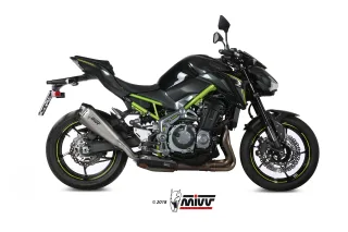 Sport Auspuff MIVV Delta Race Edelstahl Kawasaki Z 900 Bj. 2017-2019 EURO-4 +ABE