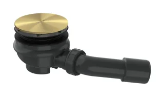Hansgrohe Komplettset Axor Staro Grundkörper und Fertigset Ablaufgarnitur Brushed Brass,42542950 42542950