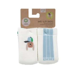 Lässig Antirutsch-Socken 2er Set, Hund Größe Größe 23-26