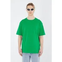 COFI Casuals T-Shirt einfarbiges Basic Oversized T-Shirt mit 320 GSM Baumwolle