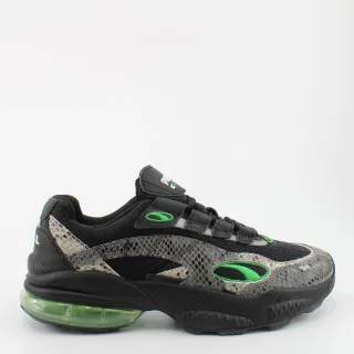 Puma Cell Gift Animal Kingdom Black Textile Herren Schnürtrainer 371786 02