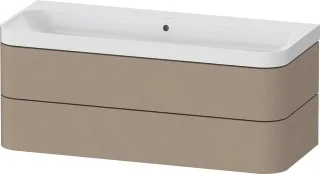 Duravit Happy D.2 Plus c-shaped Set wandhängend Leinen 1175x490x480 mm - HP4349N75750000 HP4349N75750000