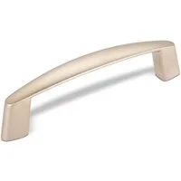 SO-TECH® Möbelgriff Bügelgriff UN17 BA 96 mm oder 128 mm, Lochabstand 96 mm Edelstahloptik matt - inkl. Schrauben
