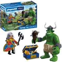 Playmobil® Troll mit Löwenritterschatz (72116), Knights Konstruktions-Spielset, (23 St)