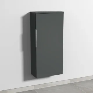Sanipa 3way Mittelschrank mit 1 Tür, Anthrazit-Matt, UM17122 UM17122