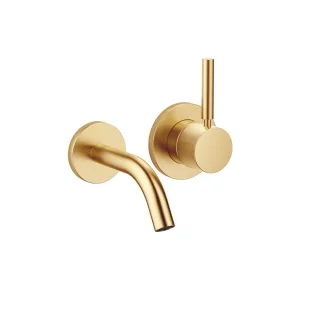 Dornbracht Waschtisch-Wand-Einhandbatterie ohne Ablaufgarnitur META 36867660 Gold gebürstet,36867660 36867660-37