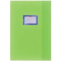 Herlitz Schulheft Herlitz Heftumschlag / Hefthülle DIN A4 / Baststruktur / Farbe: hellgr