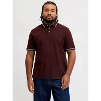 Jack & Jones PlusSize Poloshirt JJEPAULOS POLO SS NOOS PLS Baumwolle, regular fit