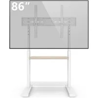 TVON TV-Ständer TV Bodenständer für 60 bis 86 Zoll Fernseher, Regal für Geräte, (bis 86 Zoll, 1-tlg., 68kg Tragfähigkeit, Max. VESA 800x600mm)
