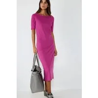 No Matter What Maxikleid Kleid mit halben Ärmeln und Schlitz