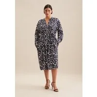 seidensticker Sommerkleid Schwarze Rose 1/1 Kragen Punkte