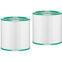 Trade-Shop HEPA-Filter 2x passend für Dyson Pure Cool Link AM11 TP00 TP01 TP02 TP03, Zubehör für Dyson Cool Link 305158-01, 305159-01, 308400-01, 308401-01, 968126-03, 968126-03 Luftfilter Luftreiniger Aktivkohle Ersatzteil