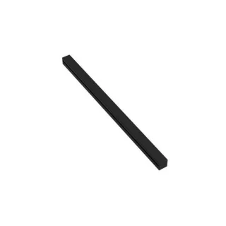 Hewi Waschtischprofil 950.13.0009DC 480mm, mit Kappe, pulverbeschichtet, schwarz tiefmatt