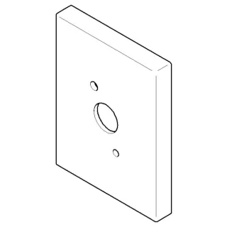 Dornbracht Rosette Wandanschlußbogen 092767002-00 chrom