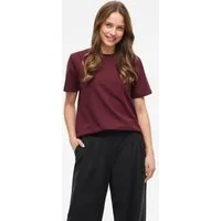 Vila Kurzarmshirt VINORA S/S T-SHIRT - NOOS Baumwollmischung, regular fit