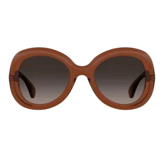 Moschino - Runder Rahmen-Sonnenbrille für Damen (Rot)