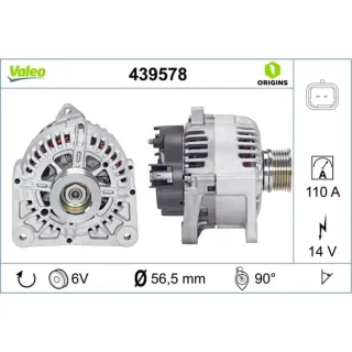 Valeo Generator  110A Dacia Renault 439578 1,6