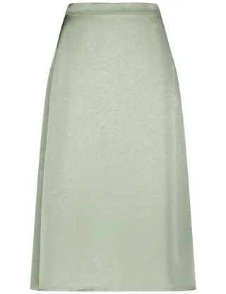 GERRY WEBER Collection - Rock Gewebe lang sage - Gr. - 46