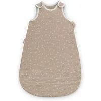 Ehrenkind Babyschlafsack Sommer 0.5 TOG, Rund aus Musselin (100 % Bio-Musselin, ohne Wattierung, leicht & atmungsaktiv, Beige Pusteblume), ideal für warme Nächte