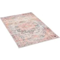 TOM TAILOR HOME Badematte Oriental Bath THREE, Höhe 7 mm, rutschhemmend beschichtet, strapazierfähig, fußbodenheizungsgeeignet, Polyester, rechteckig, Badteppich, Orient-Optik, Vintage Design, waschbar