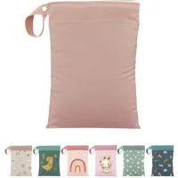 Artee Wickeltasche Nasstasche für Wechselwäsche Kita, Kindergarten, Strand, 1 Stück