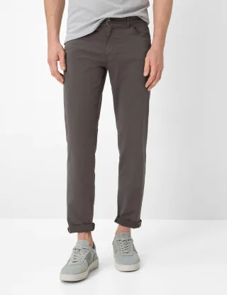 Brax Herren Five-Pocket-Hose Style CADIZ DARK GREY, grau, Gr. 40/34