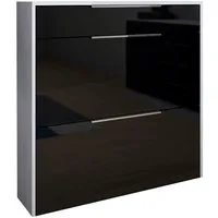 borchardt Möbel Schuhschrank Oliva Wandmontage, stehende Montage & Glasböden unter Mehr aus der Serie