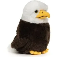 Uni-Toys Kuscheltier Weißkopfseeadler Baby - 17 cm (Höhe) - Plüsch-Vogel - Plüschtier, zu 100 % recyceltes Füllmaterial