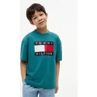 Tommy Hilfiger T-Shirt HERITAGE Regular Fit, Kinder bis 16 Jahre, Logo-Print
