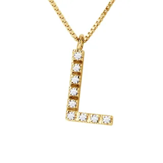 DIADEMA - Halskette mit Diamanten - L - Gelbgold