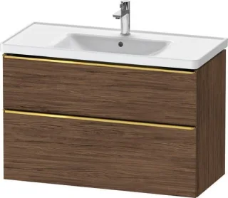 Duravit D-Neo Waschtischunterbau wandhängend Nussbaum dunkel Matt 984x452x625 mm - DE4356034210000 DE4356034210000