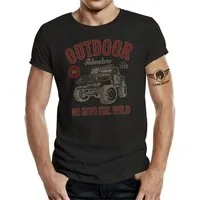LOBO NEGRO® T-Shirt für offroad 4x4 Fans: into the Wild