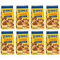 LEIBNIZ Kekse, Bahlsen Leibniz Minis Butterkekse mit schokolade 125g 8er Pack