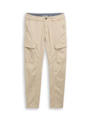 Tom Tailor - TTTYLER TAPERED Cargo Hose im Washed–Look plaza beige - Gr. - 30